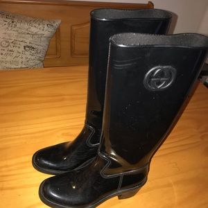 Gucci rain boots